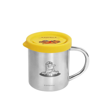 KOMx達克比 雙層不鏽鋼兒童專用杯-200ml