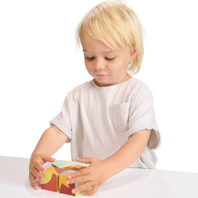 Mentari 彩色方塊益智拼圖