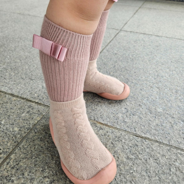 Ggomoosin 學步襪鞋 - 捲捲玫瑰