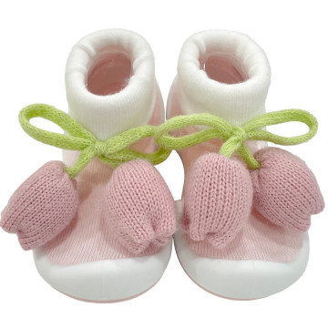 Ggomoosin 學步襪鞋 - 粉嫩鬱金香