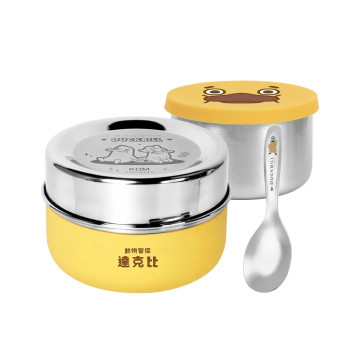 KOMx達克比 可微波便當盒｜附彩色316平底匙