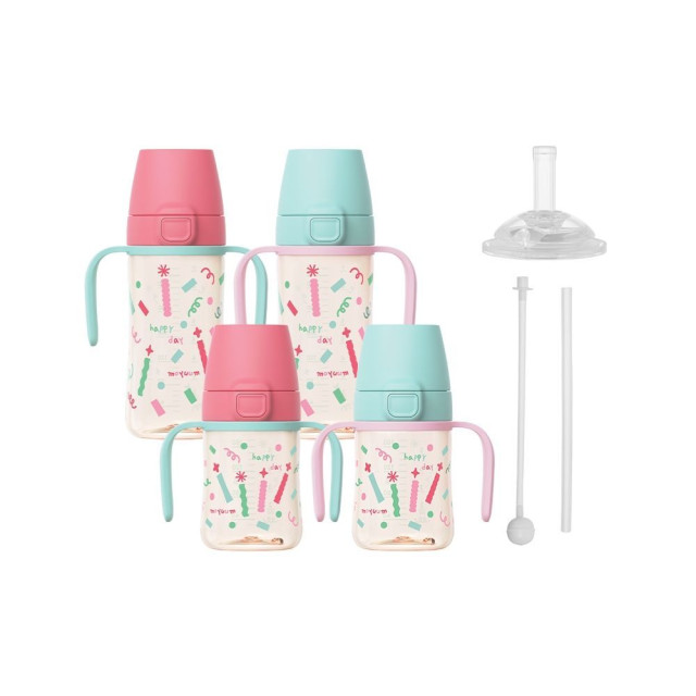 MOYUUM 韓國 PPSU彈蓋吸管學飲水杯 170ml