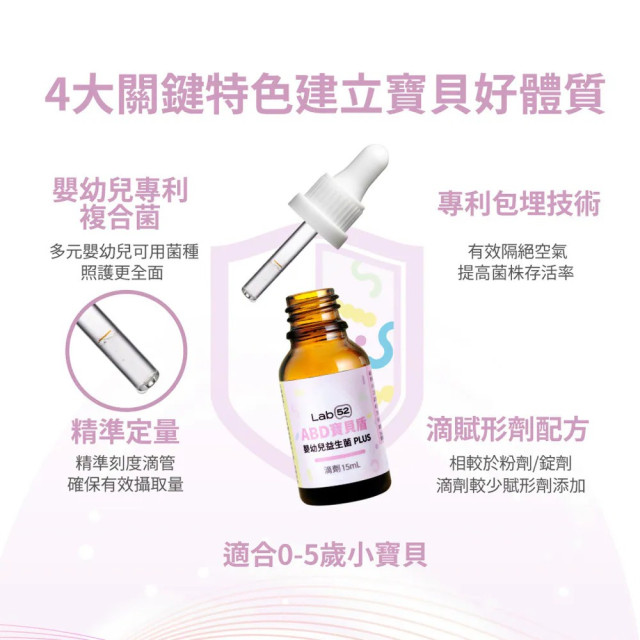 Lab52齒妍堂 ABD寶貝盾嬰幼兒益生菌Plus