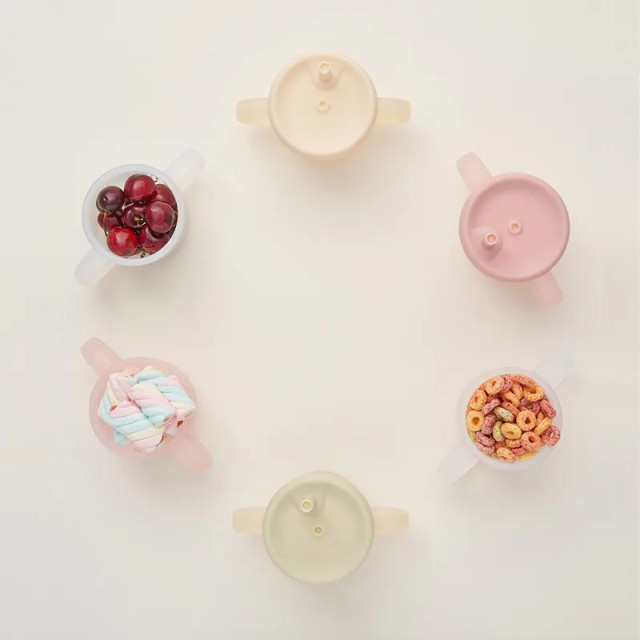 MOYUUM 韓國 全矽膠三合一吸管學飲水杯組