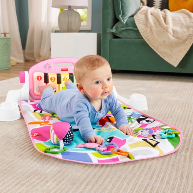 費雪 可愛動物鋼琴健身器