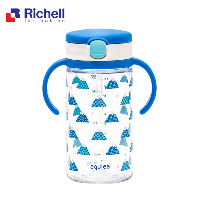 Richell 利其爾 LC系列台日友好台灣限量版隨身吸管水杯320ml