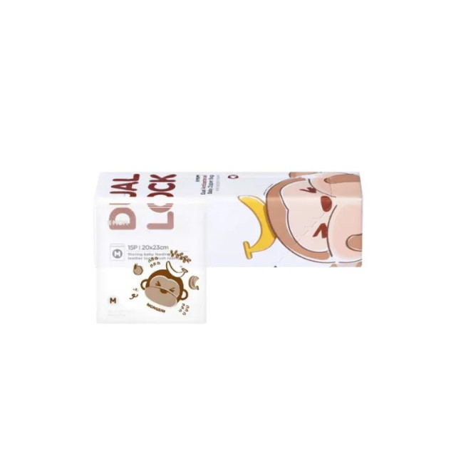 MOTHER-K 銀離子雙夾鏈袋-M(15片)