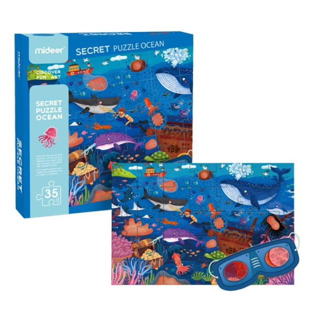 mideer 兒童探索拼圖-海洋