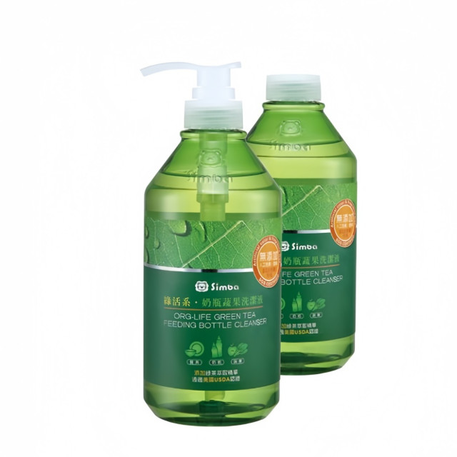 小獅王辛巴 綠活系奶瓶蔬果洗潔液組合包(一組2入)