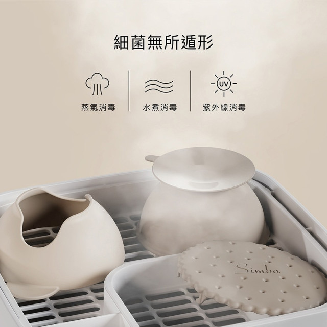 小獅王辛巴 美味曲奇吸盤碗