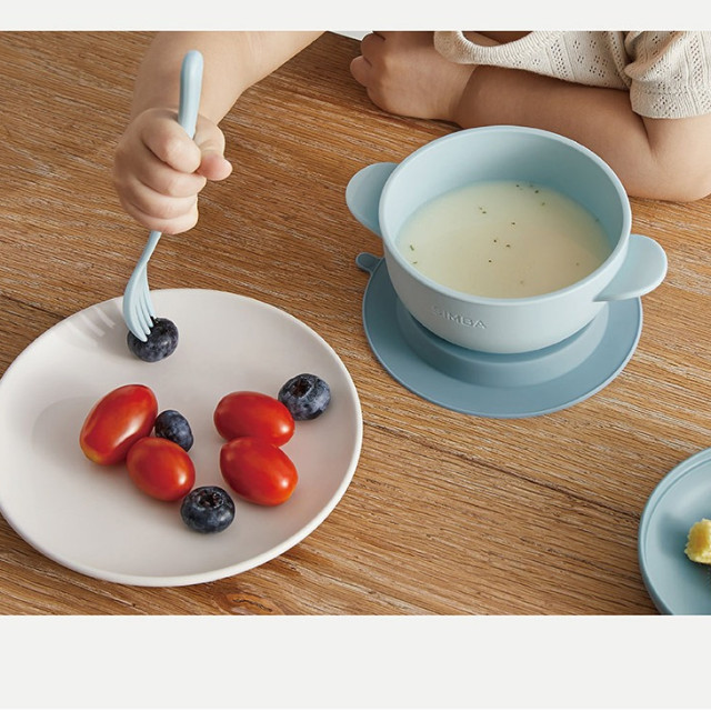 小獅王辛巴 美味漢堡吸盤碗