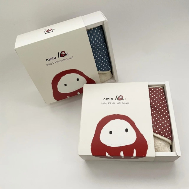 nizio ⼩蘑菇天然棉紗浴⼱