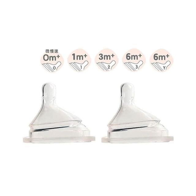 Hegen 防脹氣真實擬乳智慧奶嘴 (兩入組)