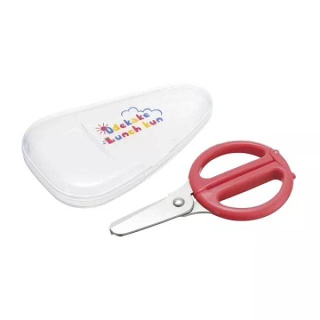 Richell 利其爾 離乳食不鏽鋼剪刀(附收納盒)