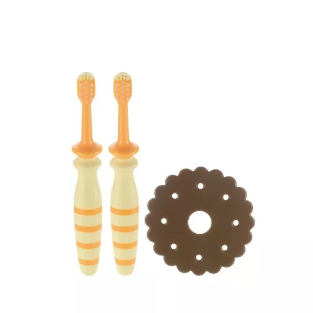 Richell 利其爾 訓練型乳牙刷12m(第一階/第二階)