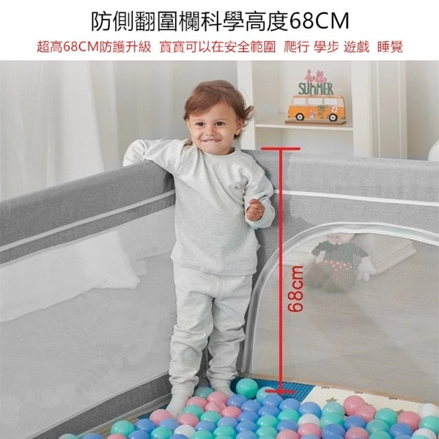 貝貝佳 遊戲圍欄+四折地墊 (120*160)