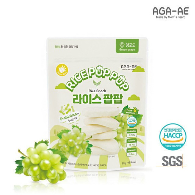 韓國AGA-AE 益生菌寶寶米餅