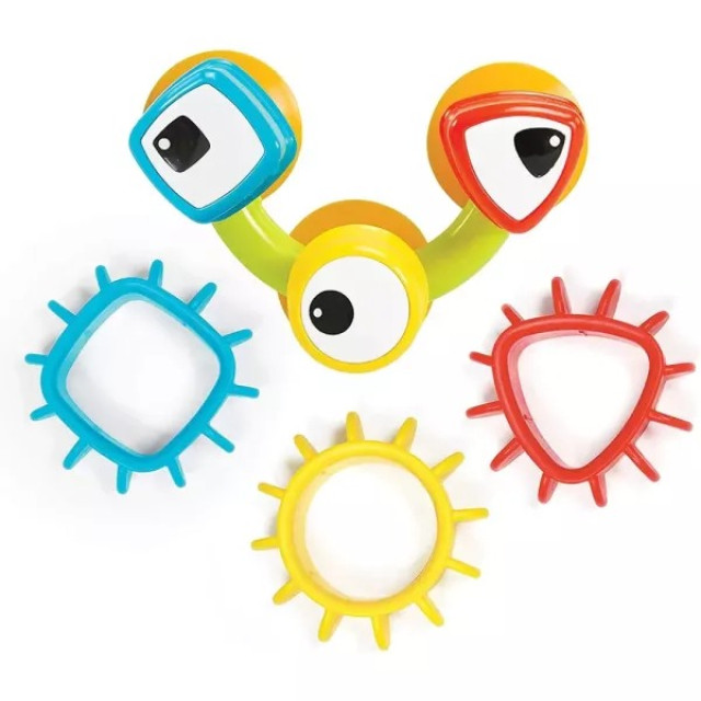 Yookidoo 以色列 洗澡戲水玩具-轉轉齒輪試管組