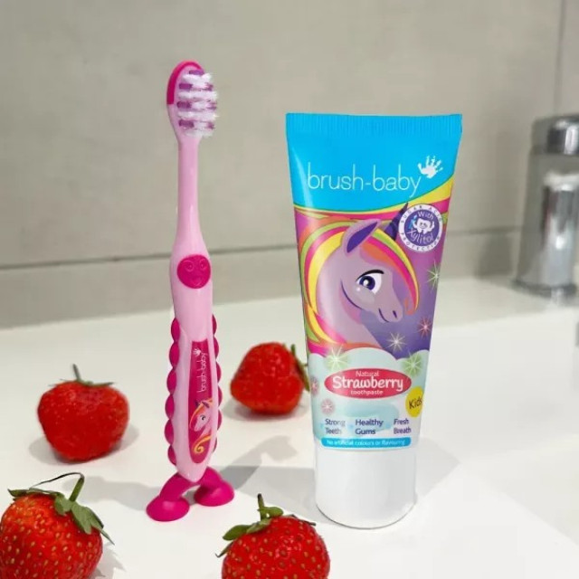 Brush Baby 幼兒雙吸盤式牙刷 (3-6Y) 2入