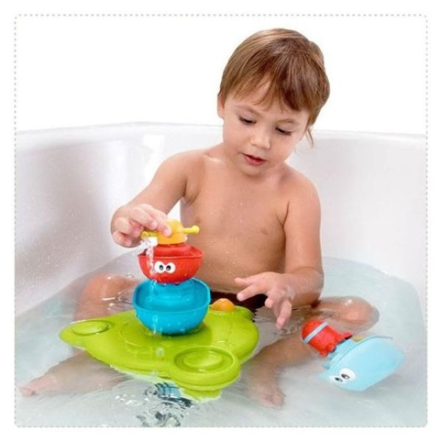 Yookidoo 以色列 洗澡/ 戲水玩具 - 海洋公園疊疊樂噴泉