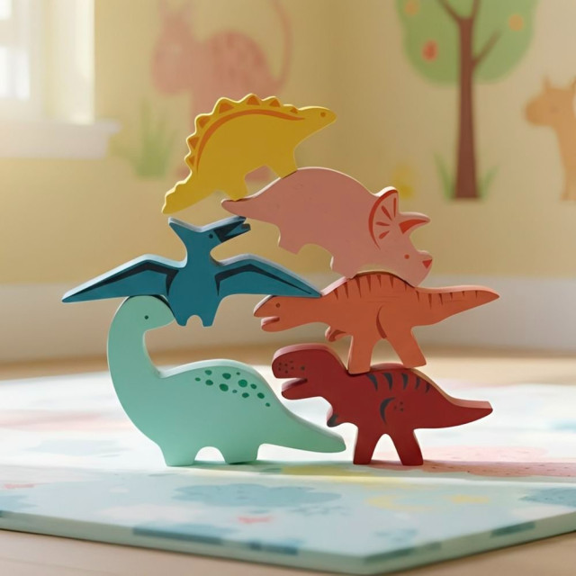 Mentari 恐龍疊疊樂