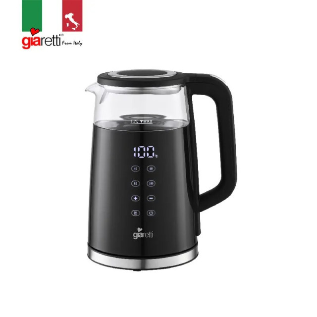 【義大利Giaretti 珈樂堤】1.7L觸控玻璃快煮壺 (GT-KTP24)