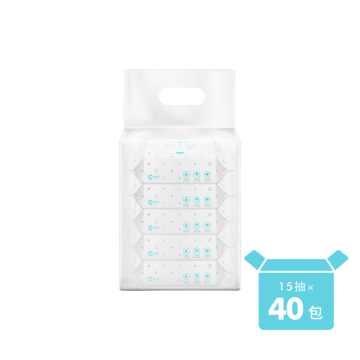淨淨 簡單柔濕巾15抽 (40包/箱)（附貼蓋）