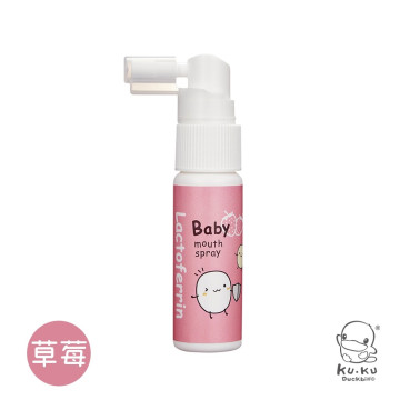 酷咕鴨 寶寶乳鐵蛋白潔牙噴霧20ml