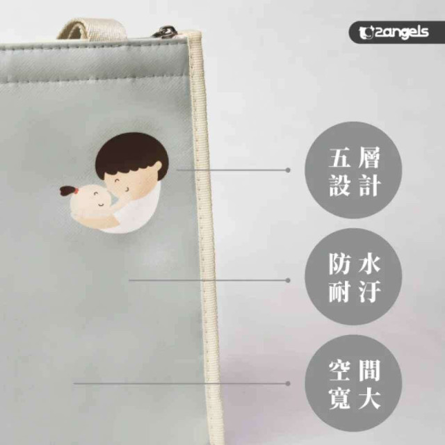 2angels 台製厚版保冷餐袋