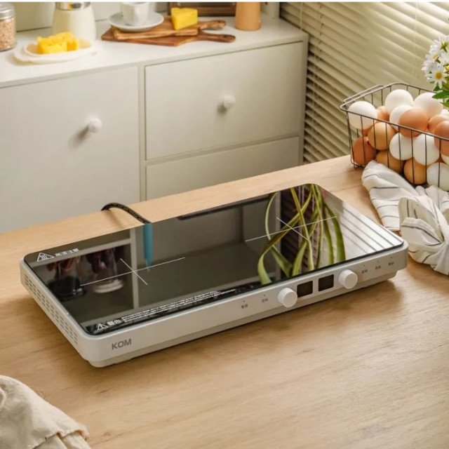 KOM 日本免安裝雙口IH電磁爐