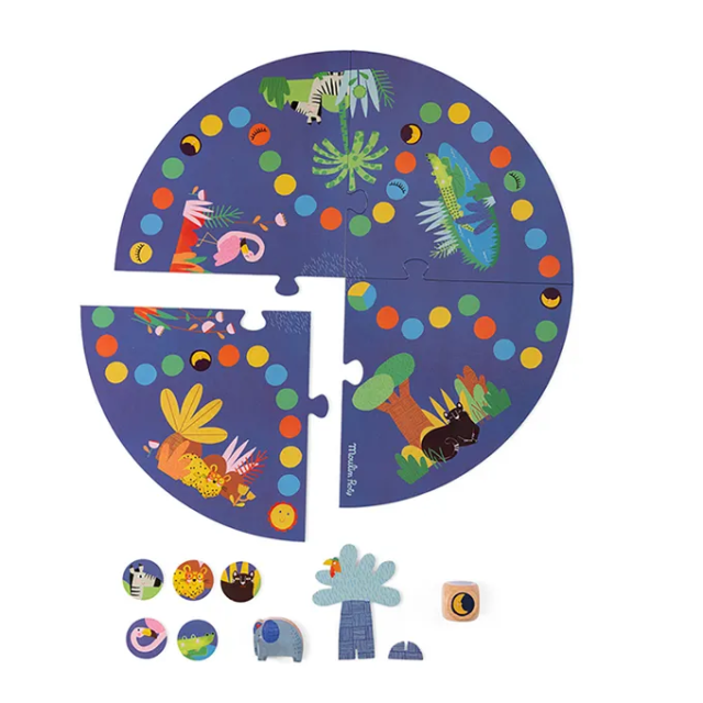 Moulin Roty 團隊合作遊戲-斑紋動物