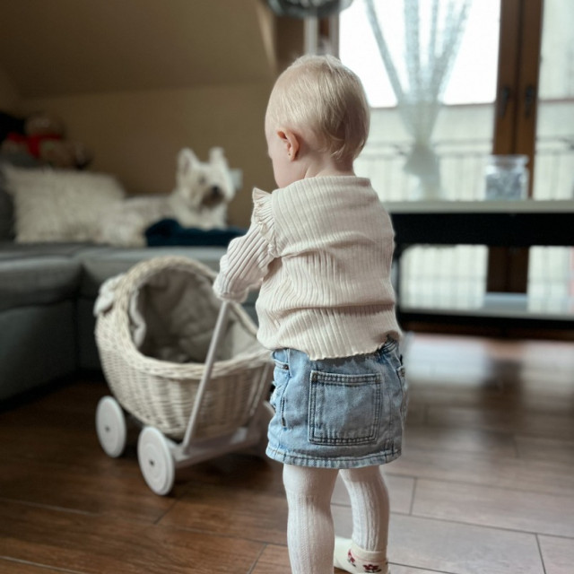 Ggomoosin 學步襪鞋 - 嫣紅山茶花