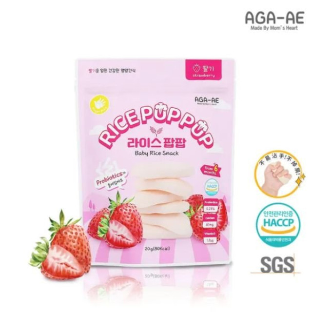 韓國AGA-AE 益生菌寶寶米餅