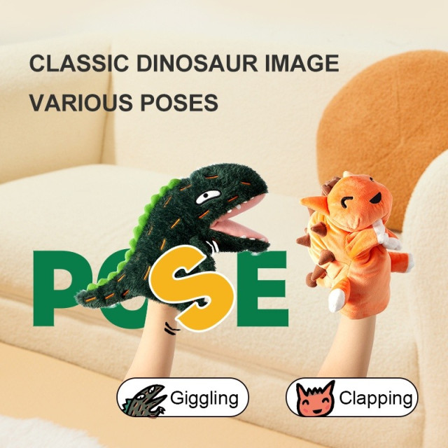 mideer 兒童手偶-甲龍寶寶