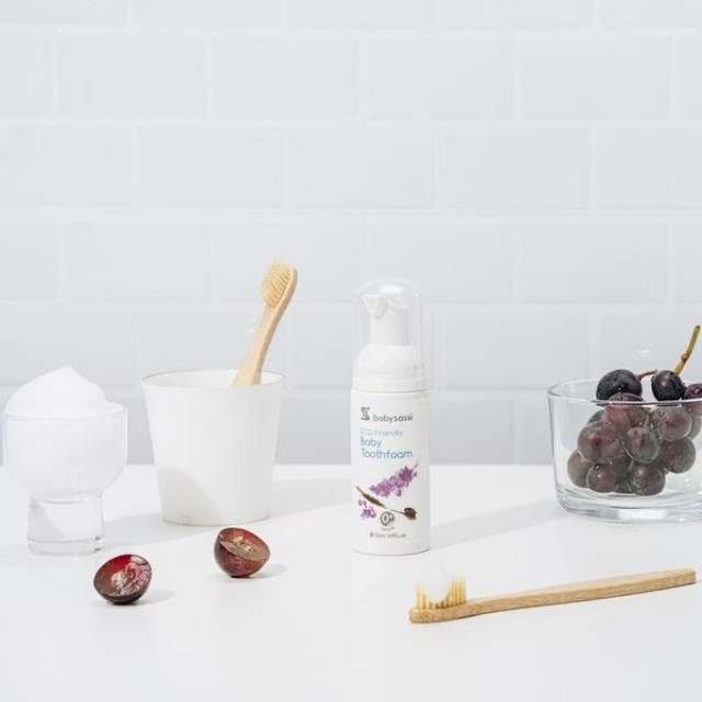 babysassi 誰是寶貝 兒童專用護齒泡沫牙膏