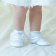 Ggomoosin 學步襪鞋 - 雪紡白蕾絲