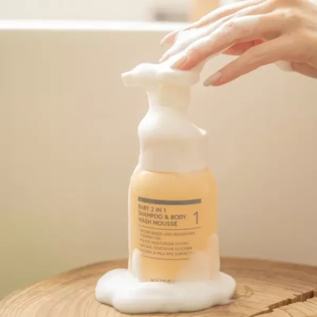葵森 寶寶二合一洗浴慕斯 210ml 