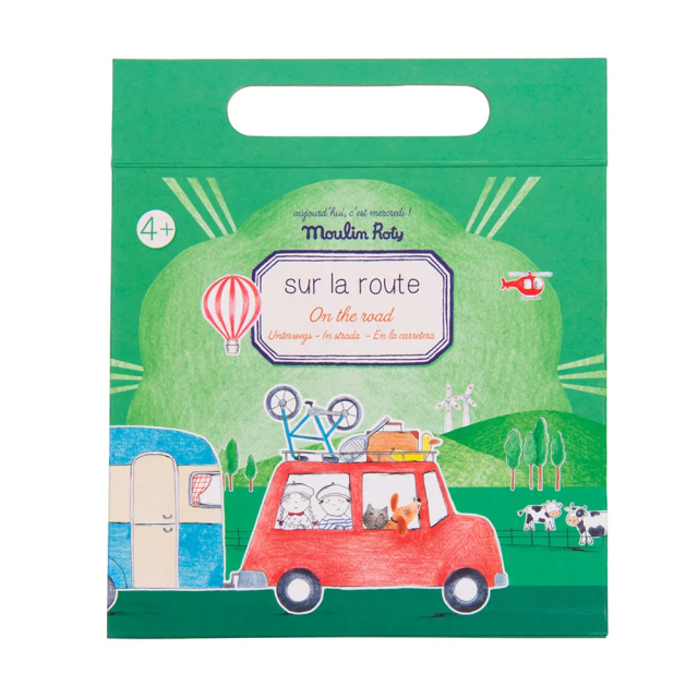 Moulin Roty 磁鐵遊戲書-觀察道路