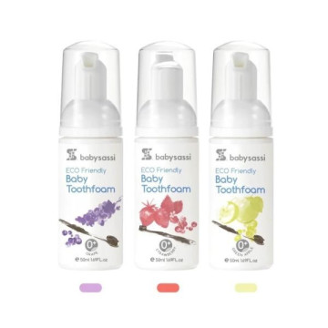 babysassi 誰是寶貝 兒童專用護齒泡沫牙膏