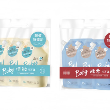 KUKU酷咕鴨 清除新冠&腸病毒酵素洗衣精-補充包1100ml（單包）