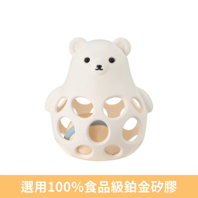 Lab52齒妍堂 大白熊洞洞固齒搖鈴玩具