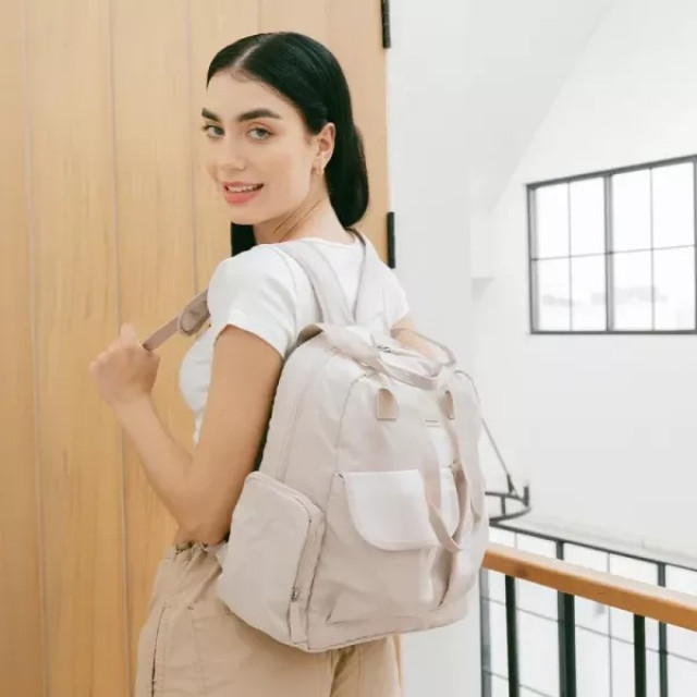 MOOIMOM 沐伊孕哺 幾何字母2-Ways防潑水媽媽包