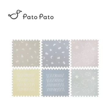 Pato Pato 自然系風格地巧拼地墊 小島系列 60*60*1.4cm(6入組)