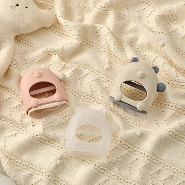 MOTHER-K QQ熊矽膠穿握式固齒器