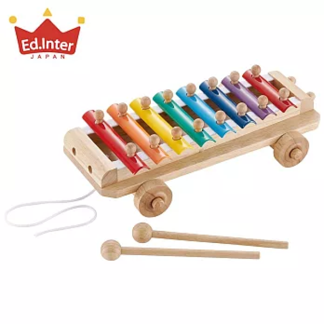 Ed.Inter 木玩系列 木琴手拉車