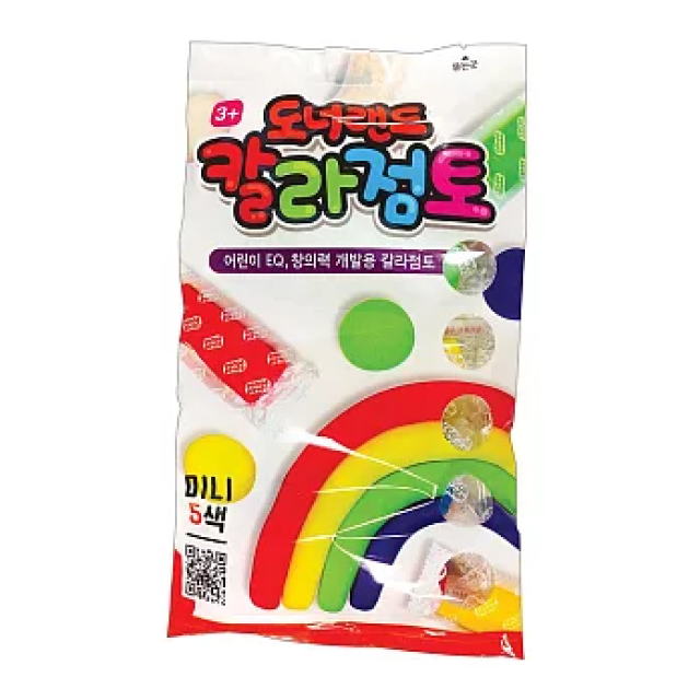 Donerland 彩色黏土 迷你5色組(袋裝)