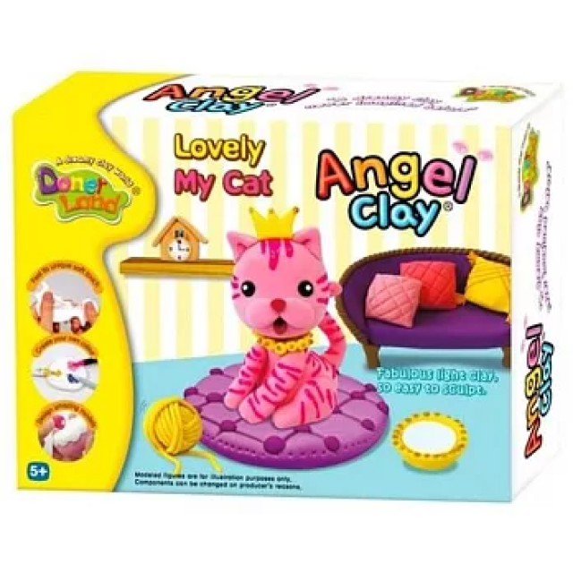 Donerland 天使黏土 可愛小貓咪