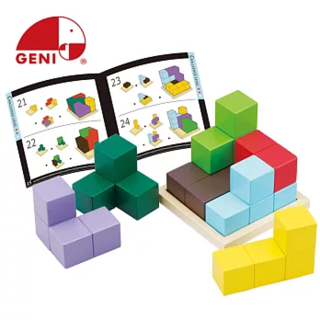 Ed.Inter 益智桌遊系列 益智立方體積木