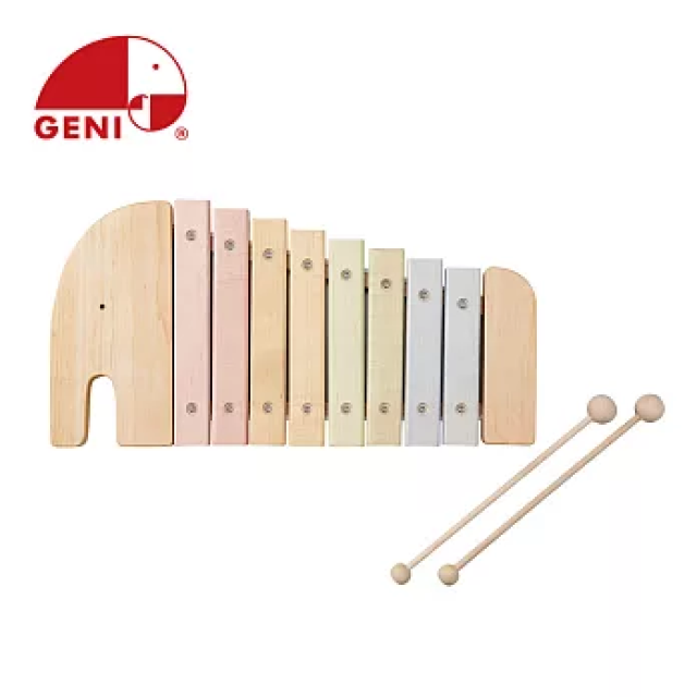 Ed.Inter NIHON系列 日本製職人手工積木-大象木琴