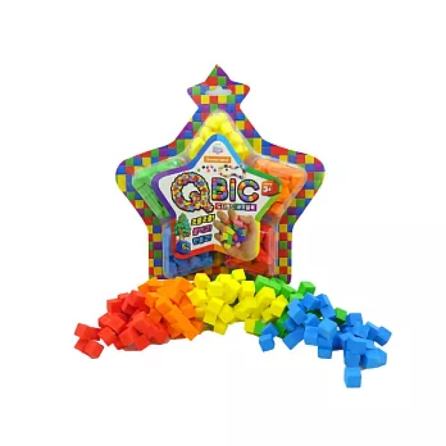 Donerland 立體自黏可拆方塊泡棉積木(5色)